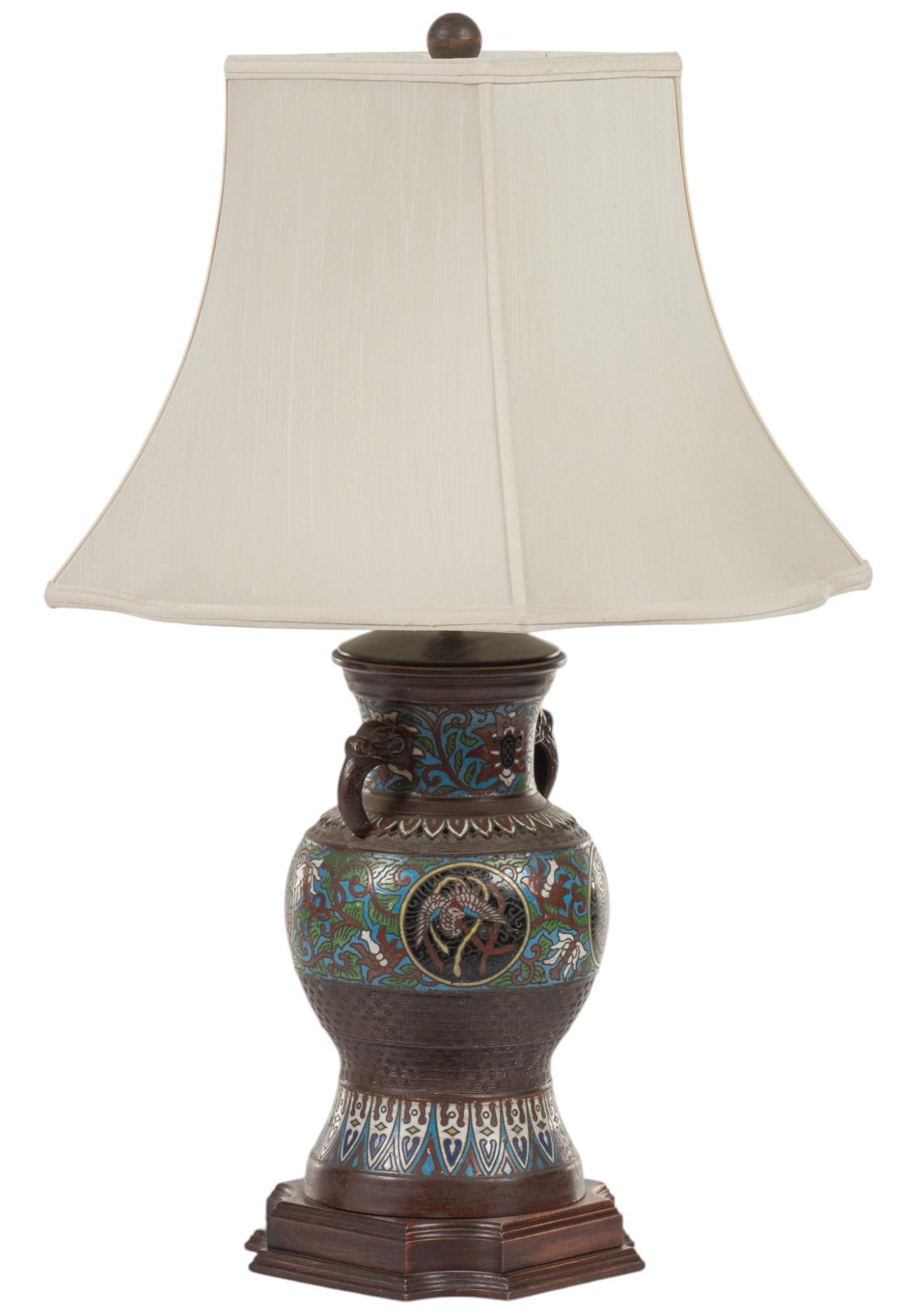 Asian Table Lamp with Shade (1 of 8)