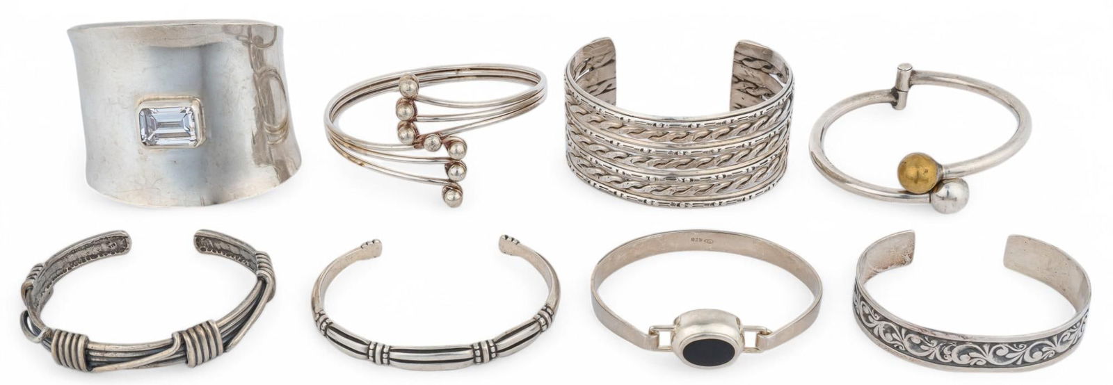 (8) Sterling Silver Cuffs (1 of 12)