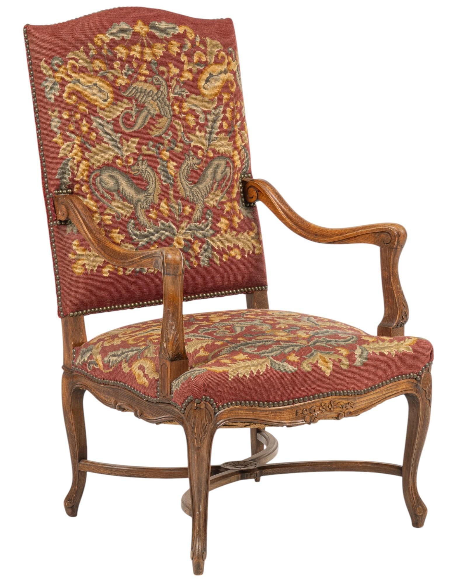 Fauteuil  Needlepoint Armchair (1 of 7)
