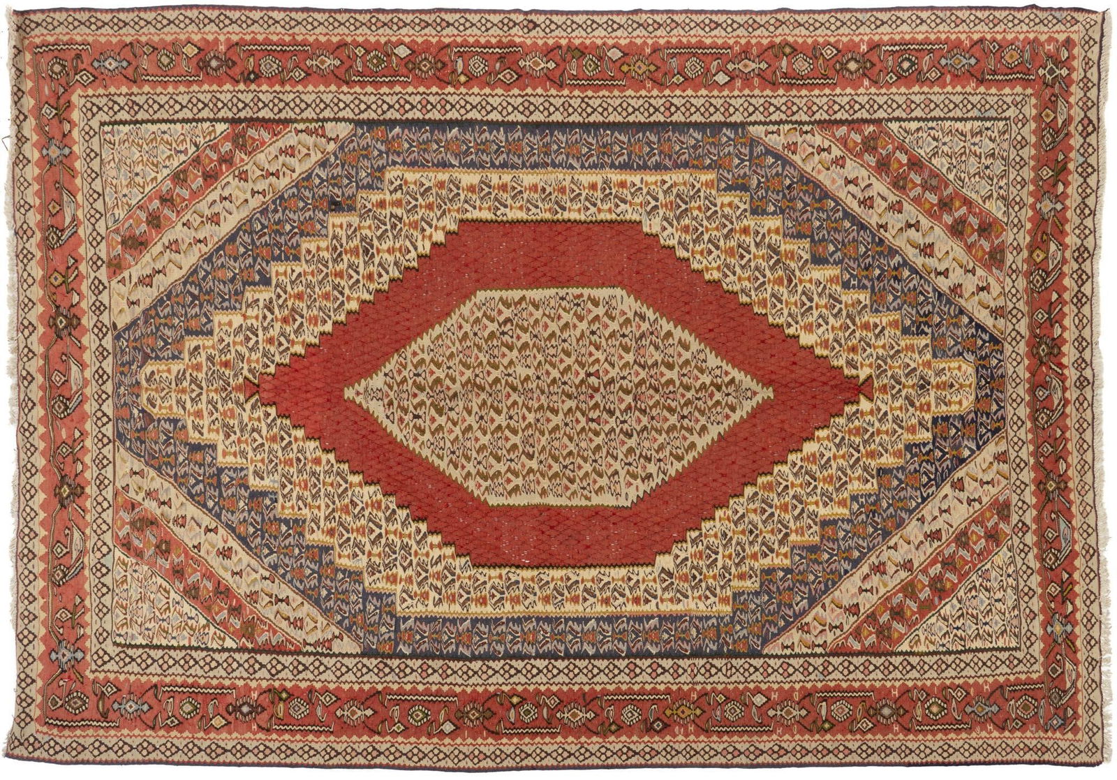 Handmade Persian Kilim Rug, 9 ft. 3 in. x 6 ft. 6 in. (1 of 5)