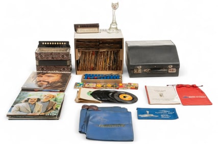 Collection of Vintage Records and Instruments