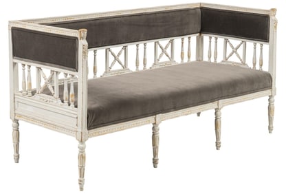 Gustavian Style Bench