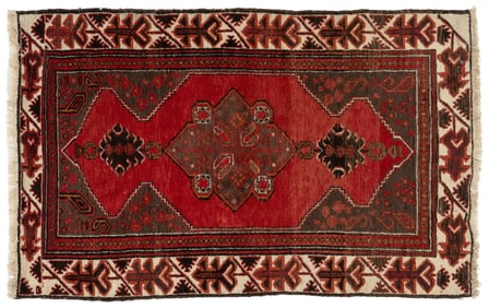 Hand-Knotted Tribal Style Rug, 5 ft. x 3 ft. 1 in.