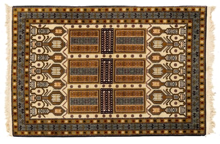 Handwoven Estate Rug, 4 ft. 4 in. x 2 ft. 8 in.
