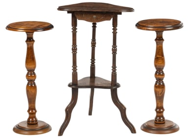 (3) French Stands