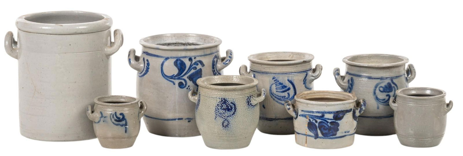 (8) Pieces of 19th C. Stoneware (1 of 8)