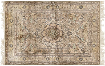 Handwoven Silk Estate Rug, 6 ft. 8 in. x 4 ft. 1 in.