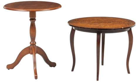 (2) 20th French Tables