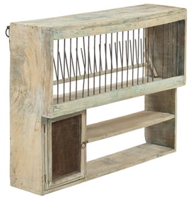 Farmhouse Style Hanging Plate Rack