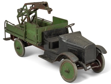 Vintage Buddy L Pressed Steel Wrecking Truck
