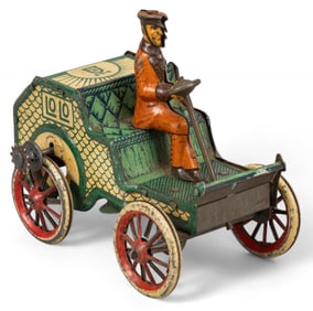 Early 20th C. Lehmann (DEU) LoLo Flywheel Car