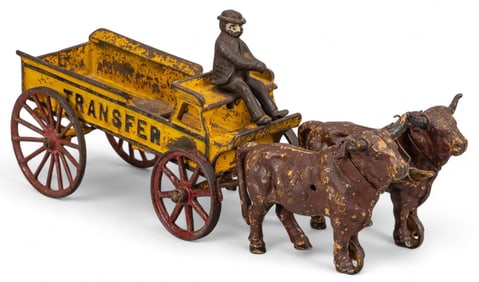 Hubley Cast Iron Transfer Wagon