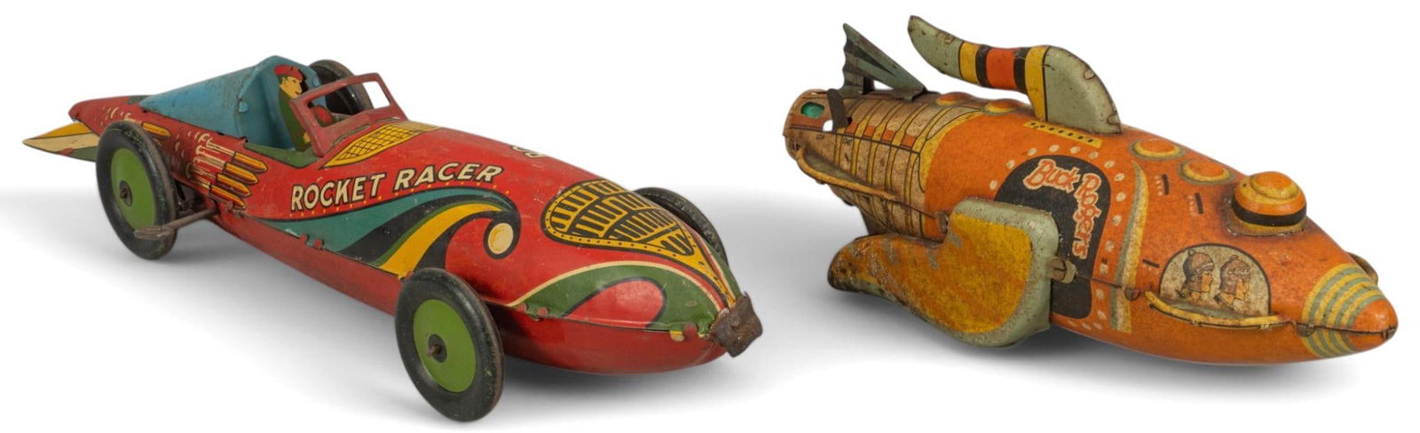 Vintage Tin Toy Rocket Racer Vintage Tin Toy Rocket Racer