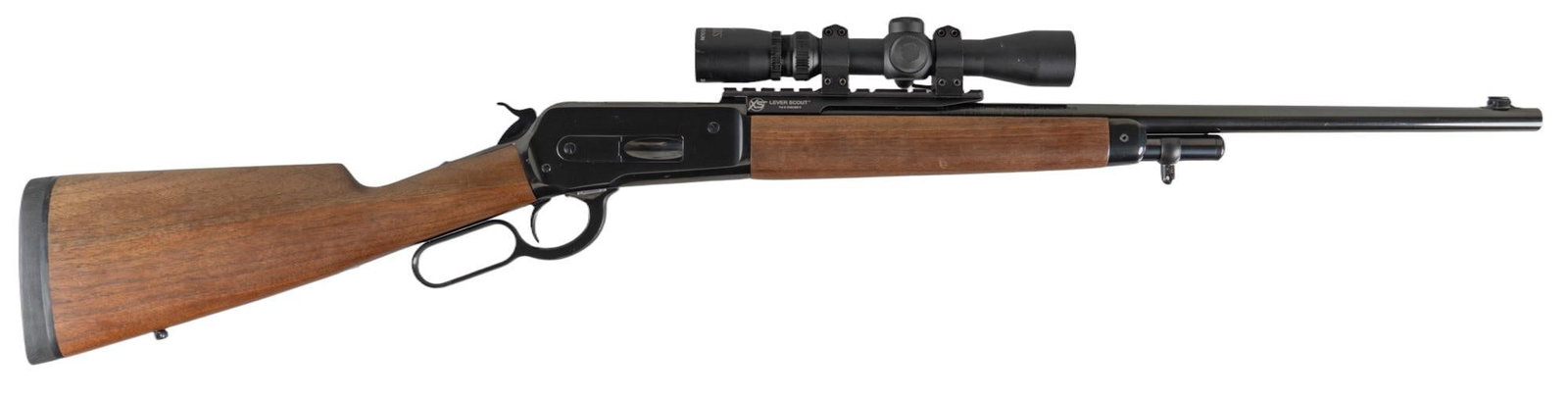 Miroku Winchester 1886 45-70 Gov't Lever Action Rifle: Serial: 00486ZM86A Manufacturer: Miroku-Japan/Winchester Model: 1886 Caliber: 45-70 Gov't Barrel length: 22 in. OAL: 40.25 in. Condition: Very good; stock & forend have light wear & handli
