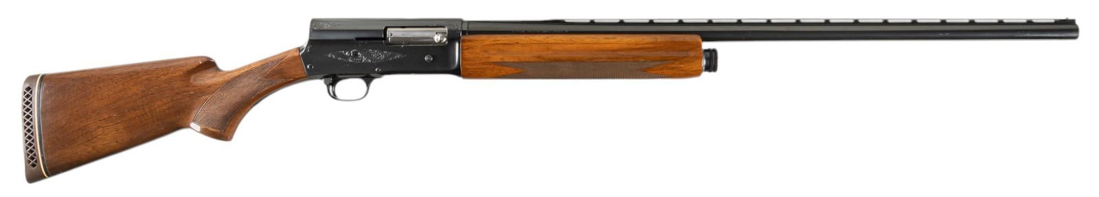 Belgian Browning Auto 5 Magnum 12ga Semi-Auto Shotgun: Serial: 7V99702 Manufacturer: FN-Belgium / Browning (c. 1967) Model: Auto 5 Magnum Caliber: 12 GA Barrel length: 29.5 in. OAL: 49.25 in. Condition: Very Good; stock & forend have light wear & 