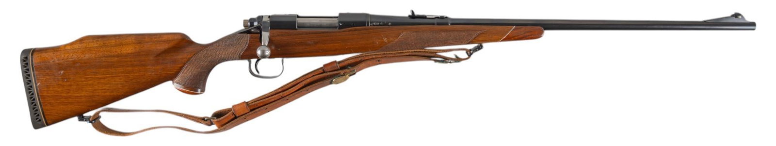 Remington 722 257 Roberts Bolt Action Rifle: Serial: 352036 Manufacturer: Remington Arms Model: 722 Caliber: 257 Roberts Barrel length: 24 in. OAL: 43.5 in. Condition: Good; wooden stock has light wear & handling marks throughout including p