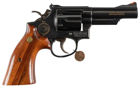 Capt. Jay Banks Presented Texas Ranger Commemorative Revolver W/ Badge and Signed Book