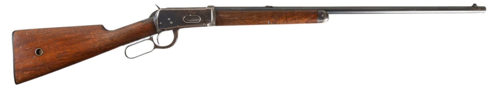 Special Order Winchester 1894 38-55 WCF Lever Action Rifle W/ Letter: Serial: 216259 Manufacturer: Winchester Repeating Arms Co. (c. 1904) Model: 1894 Caliber: 38-55 WCF Barrel length: 26 in. OAL: 44.5 in. Condition: Good; wood stock & forend have moderate wear &