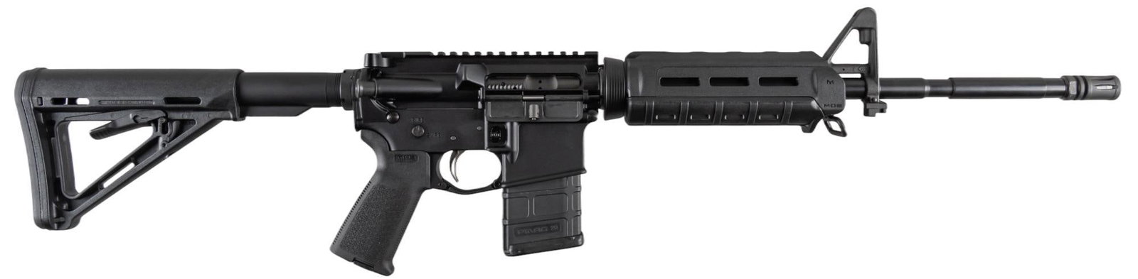 Palmetto PA-15 5.56 NATO Semi-Auto Rifle: Serial: DCSF112566 Manufacturer: Palmetto State Armory Model: PA-15 Caliber: 5.56 NATO Barrel length: 16 in. OAL: 32.5-36 in. Condition: Very Good; very little to no signs of wear or handling marks; b