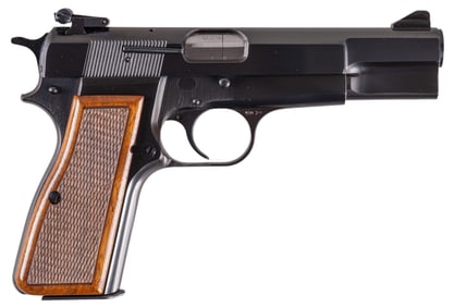 Belgian Browning Hi-Power 9mm Semi-Auto Pistol