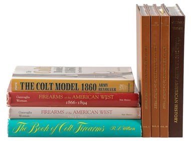 Collection of 8 Firearms Books: 2 Signed by R.L Wilson and Jim Gordon