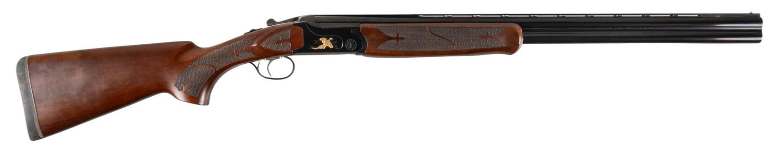 Stevens Model 512 Gold Wing 20GA Over/Under Shotgun: Serial: U12B0314 Manufacturer: Torun/Hatfield-Turkey/Stevens Model: 512 Gold Wing Caliber: 20GA (3 in.) Barrel length: 26 in. OAL: 43 in. Condition: Good; stock & forend have very light wear &
