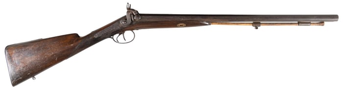 J. Manton & Co. 61 Cal. SXS Rifle W/ Silver Inlay