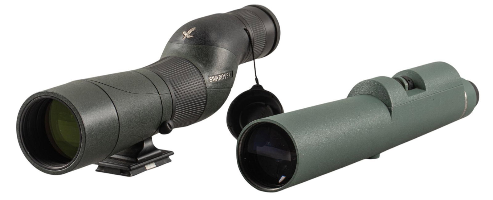Swarovski & Bausch & Lomb Spotting Scopes: Includes: -Swarovski STS 65 20x60 S Spotting Scope -Hard Carrying Case w/ Strap -Bausch & Lomb Balscope Zoom 60 Provenance: A Georgetown, Texas estate