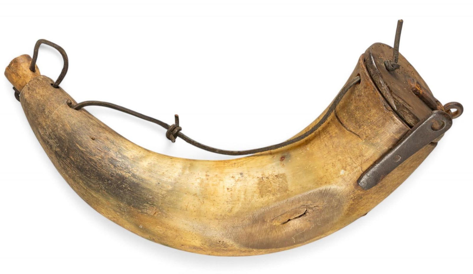 19th C. Conestoga Wagon Grease Horn (1 of 9)