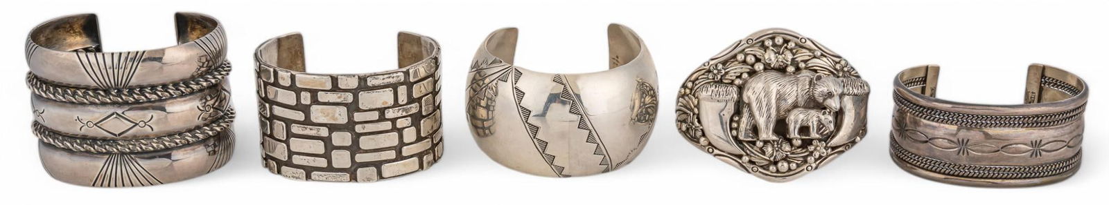 (5) Sterling Silver Cuffs (1 of 9)