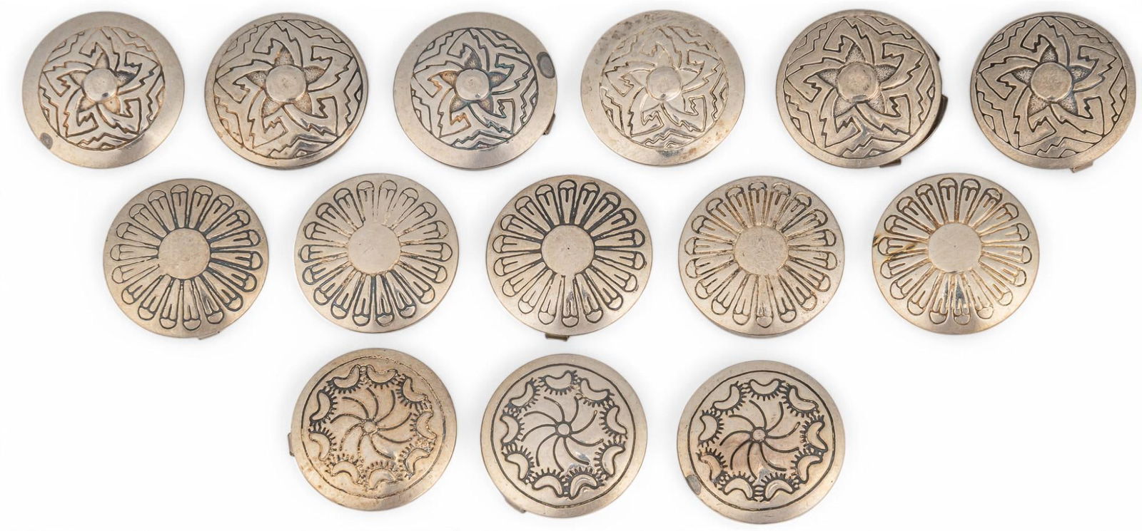 (14) Sterling Silver Button Toppers (1 of 5)