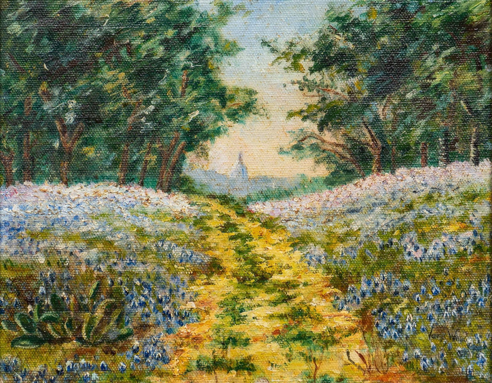 Vera Wood, Bluebonnets and the Texas Capitol (1 of 5)