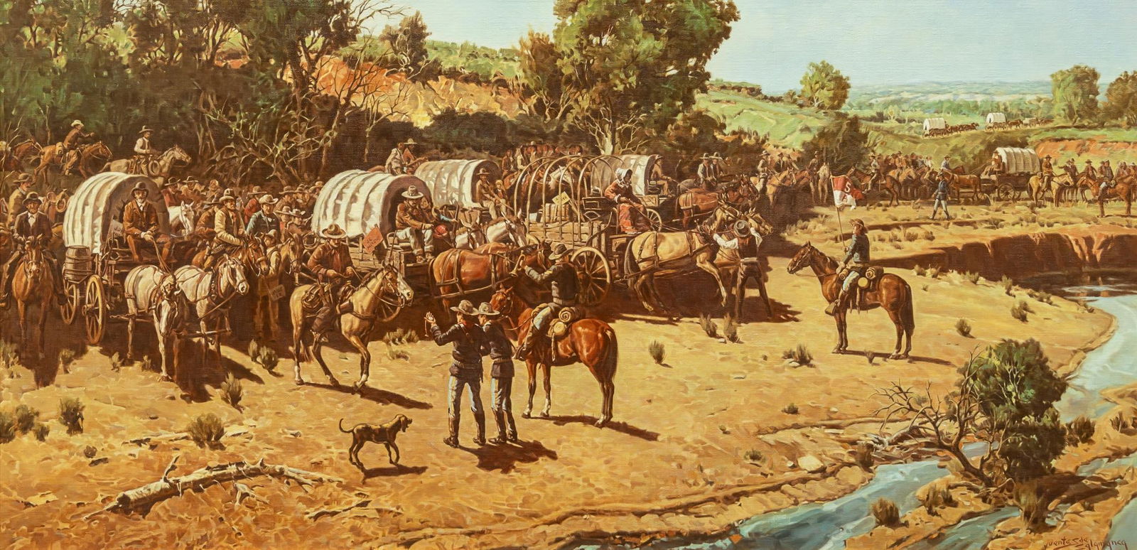 Jose Fuentes de Salamanca, "Waiting to Cross" (1 of 6)