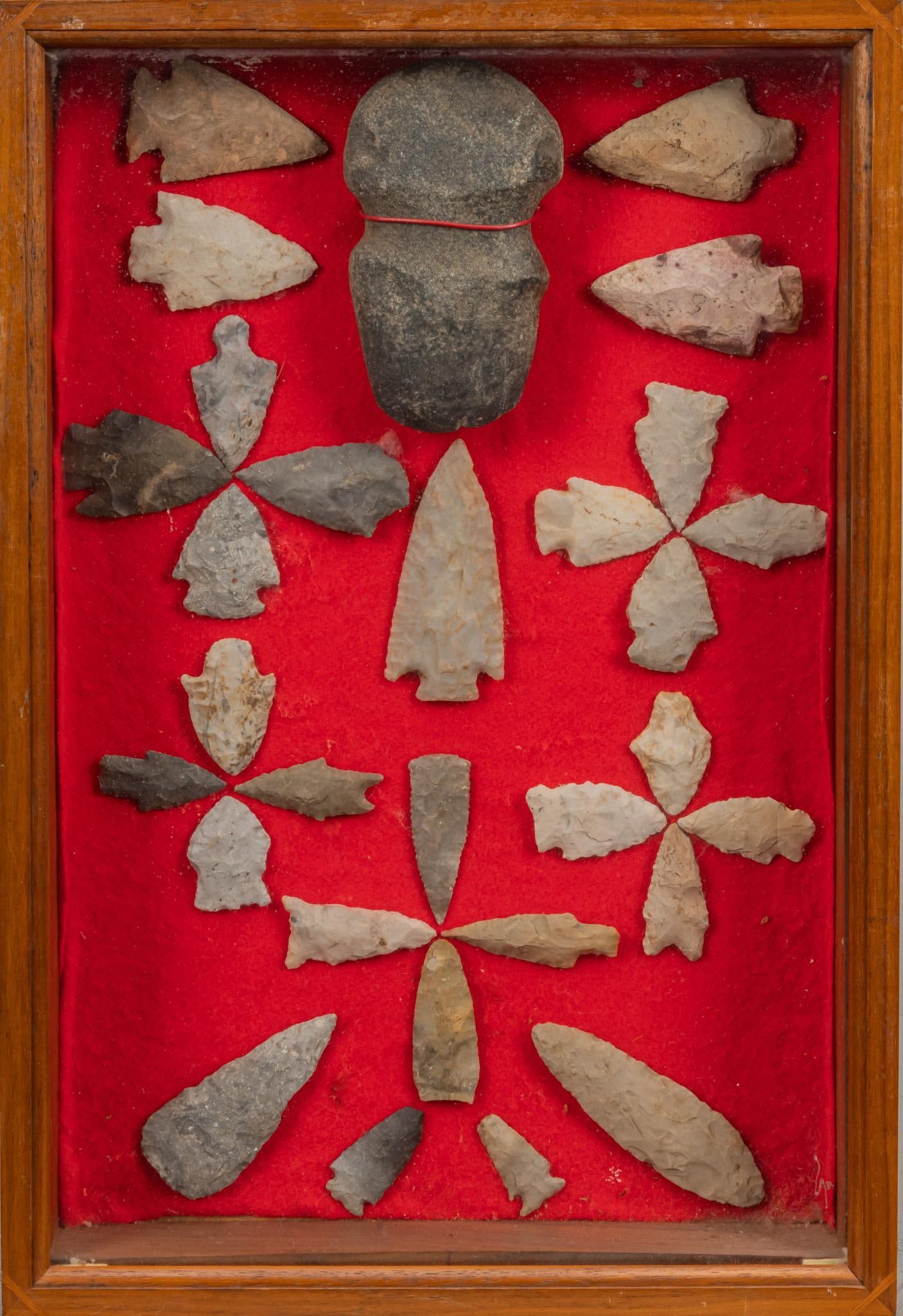 Framed Arrowhead Display (1 of 5)