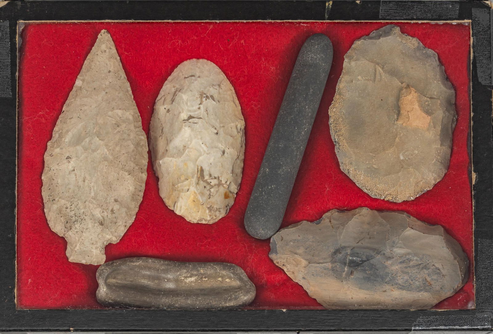 Framed Collection of Stone Tools (1 of 4)