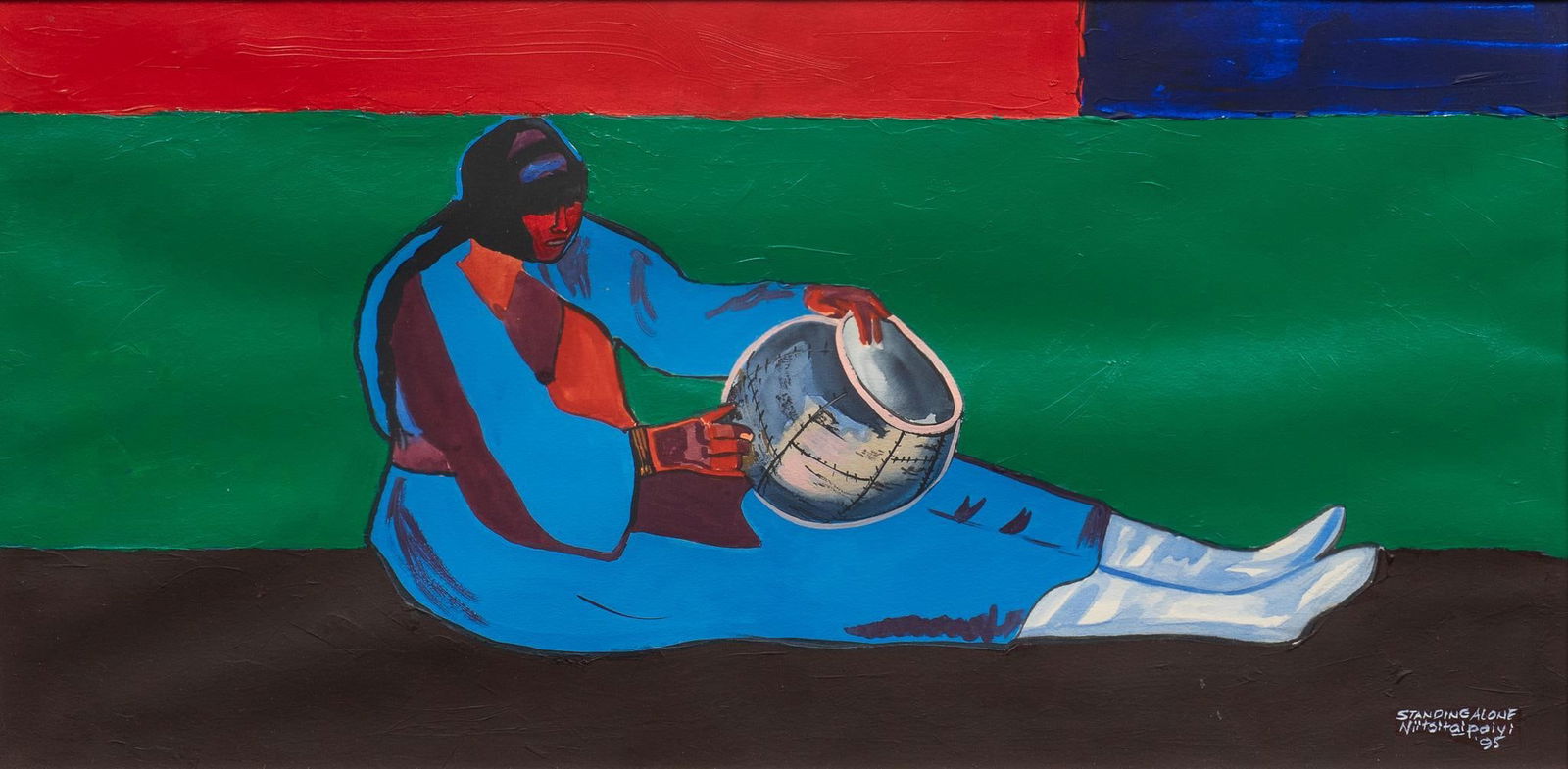 Henry Standing Alone, "Yellowknife Woman" (1 of 7)