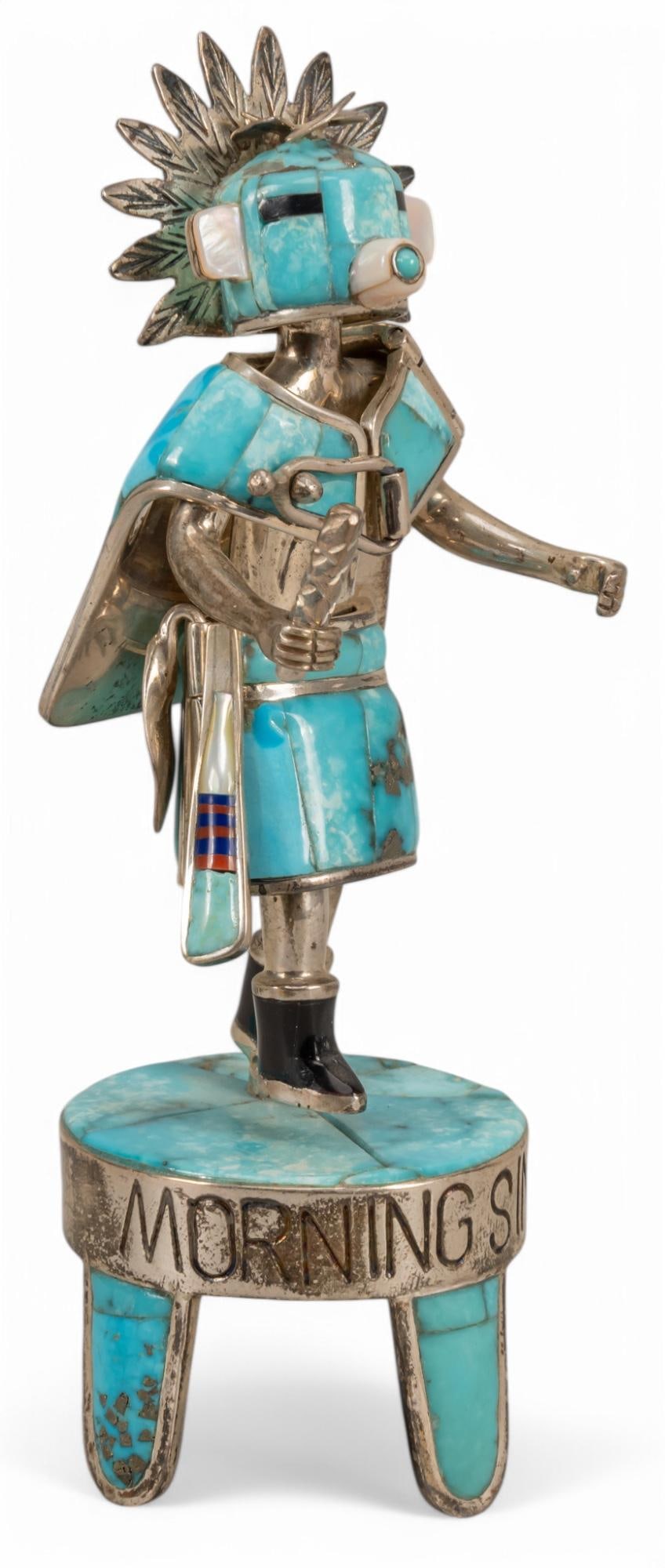 David Freeland, Jr., "Morning Singer" Sterling Kachina (1 of 13)