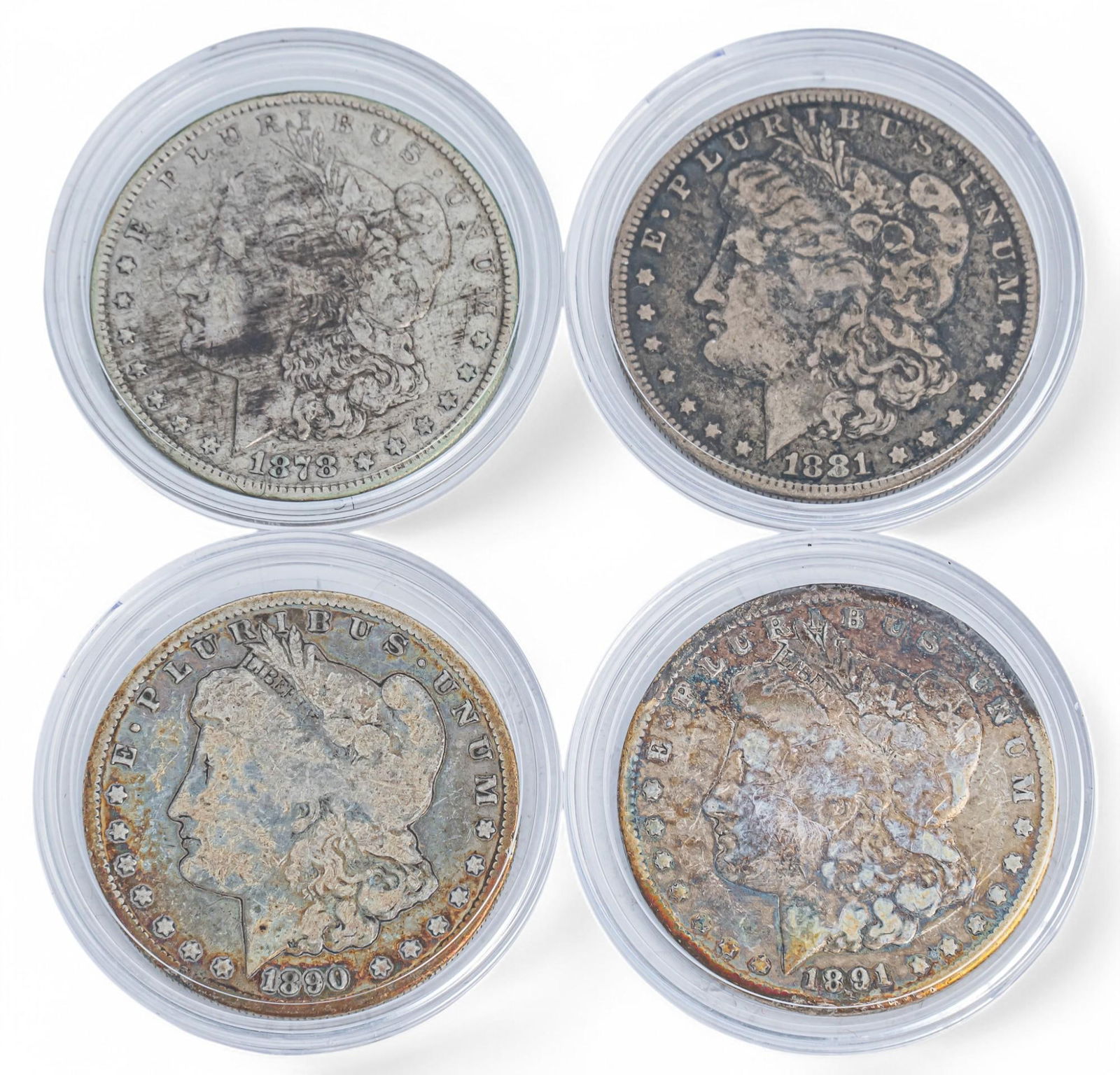 (4) Morgan Silver Dollars (1 of 6)