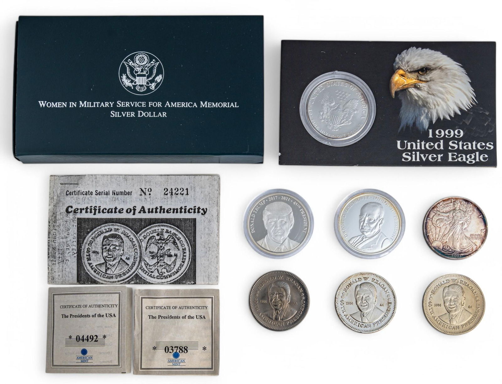 (8) Commemorative Silver Dollars (1 of 14)