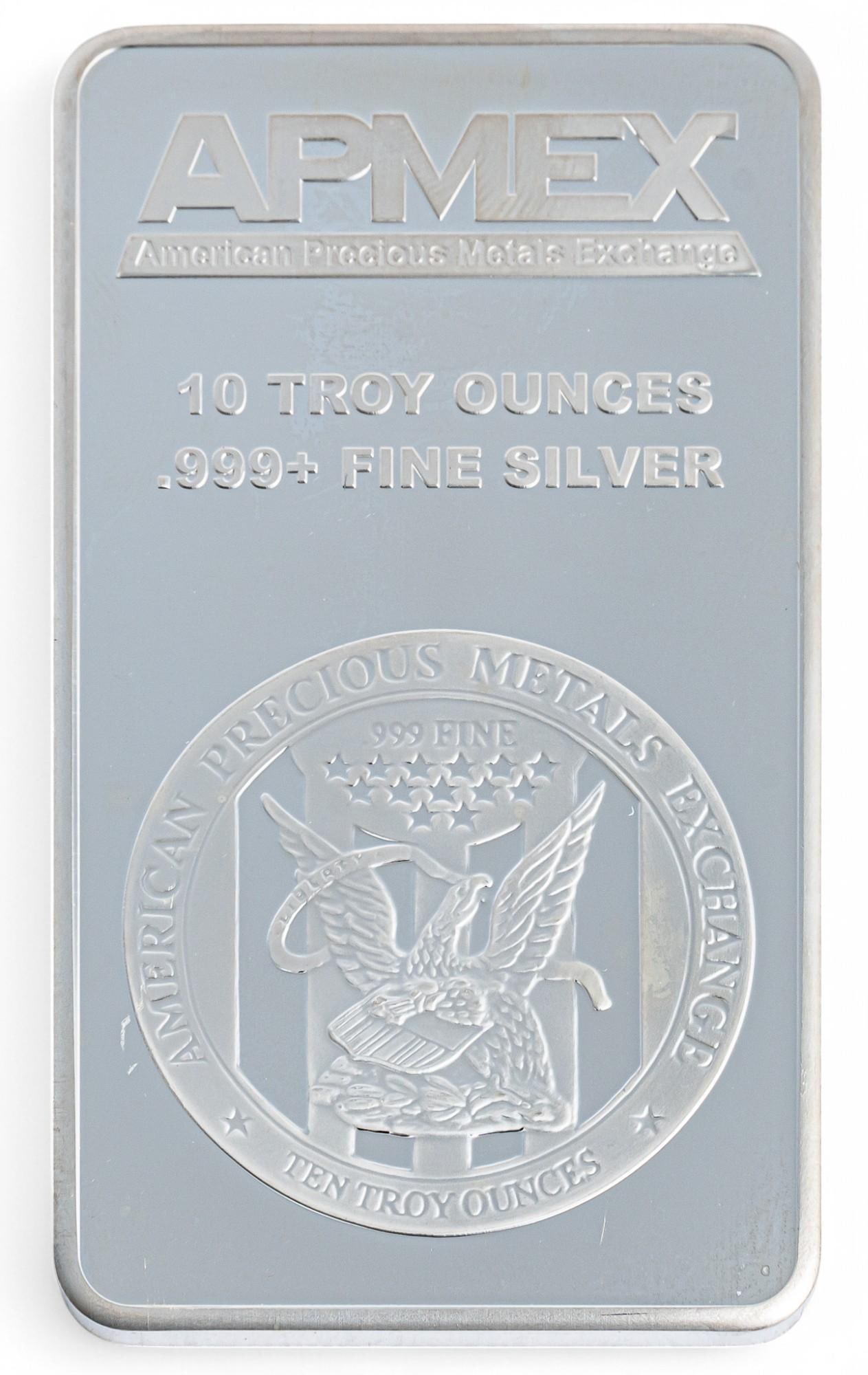 (1) 10 ozt Fine Silver Bar (1 of 3)