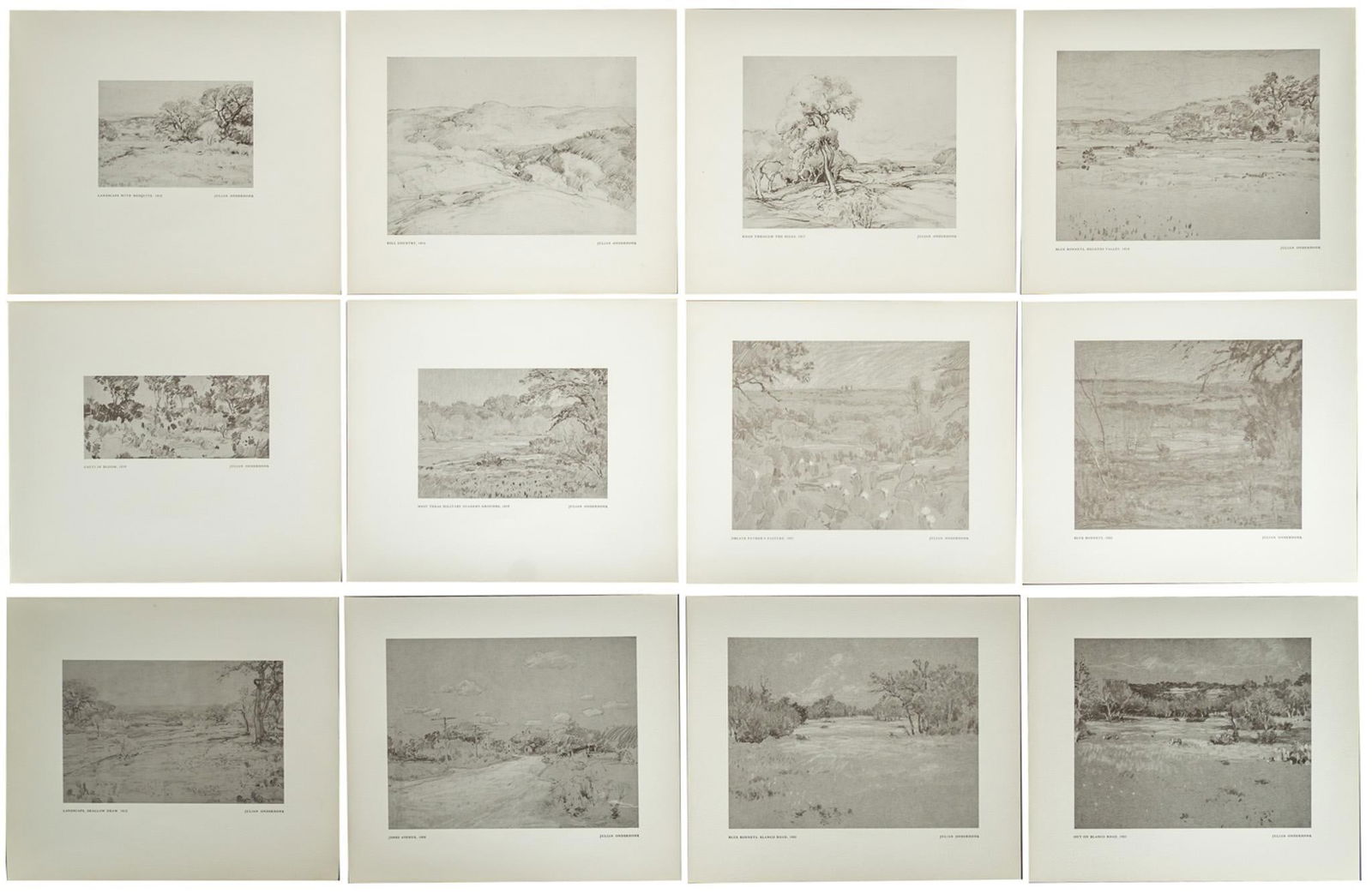 Julian Onderdonk: The Texas Landscape Drawings (12) (1 of 20)