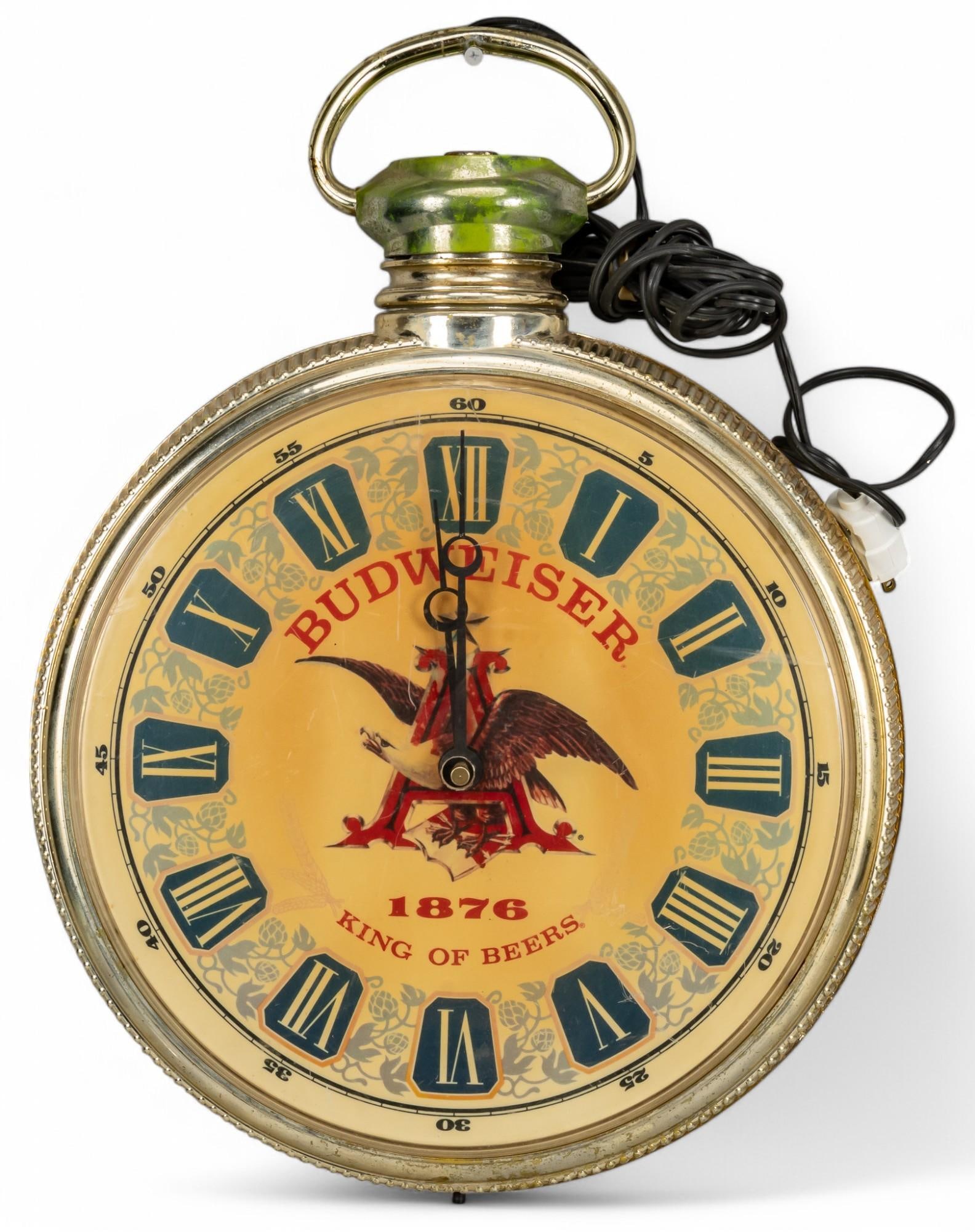 Budweiser Bud Man 手巻き腕時計 antique vintage Vintage Budman Budweiser Beer Wrist Watch
