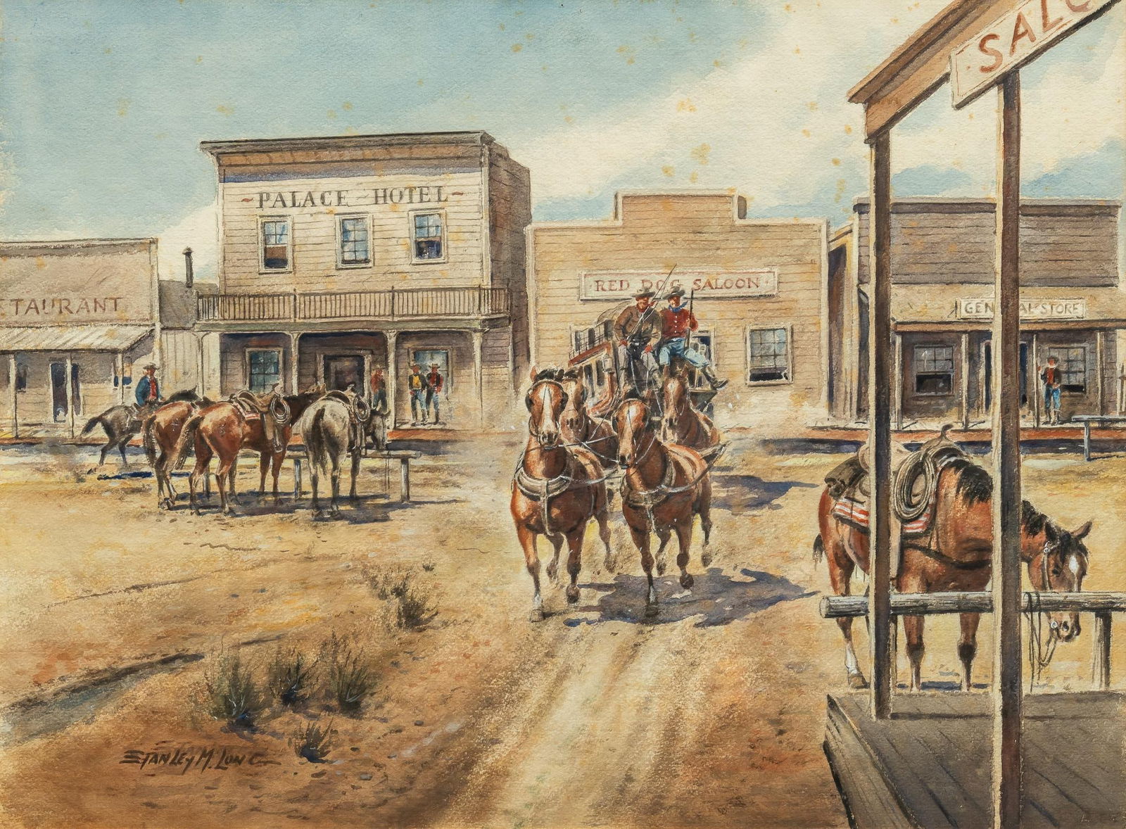 Stanley M. Long, "The Morning Stage" (1 of 6)