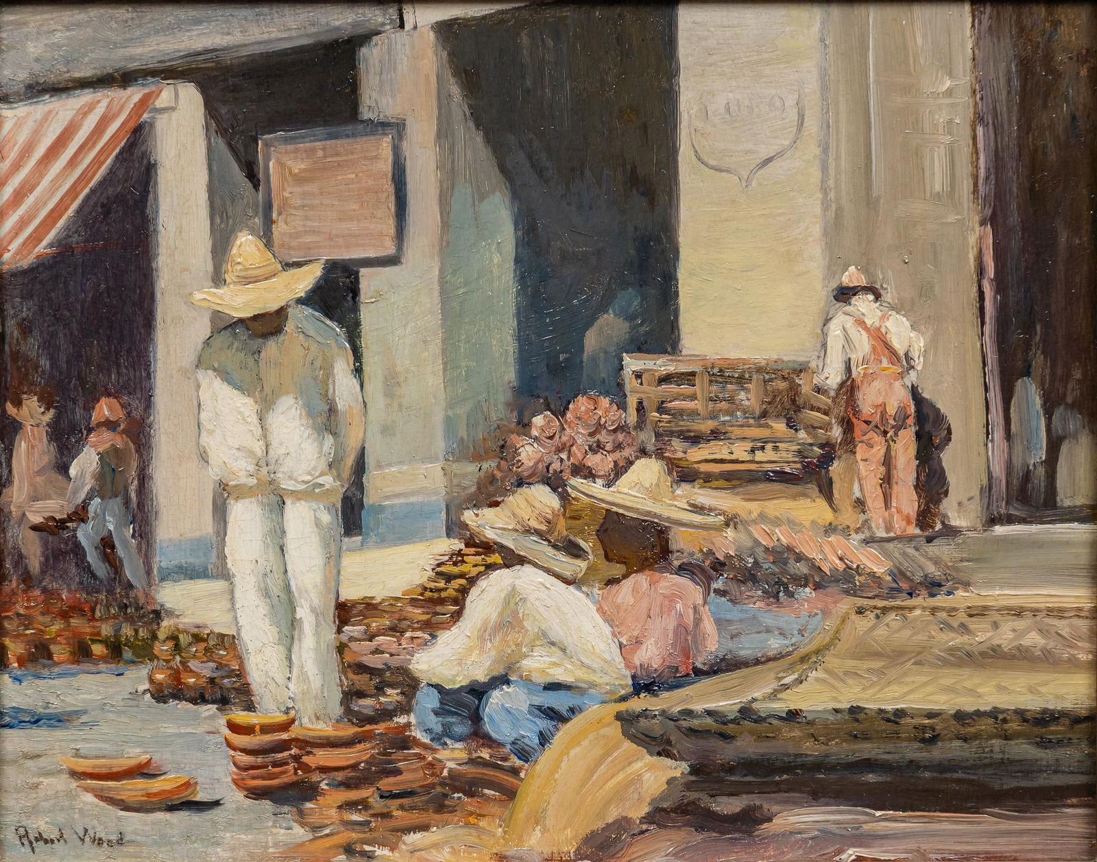 Robert Wood, "The Free Air Market" (1 of 7)