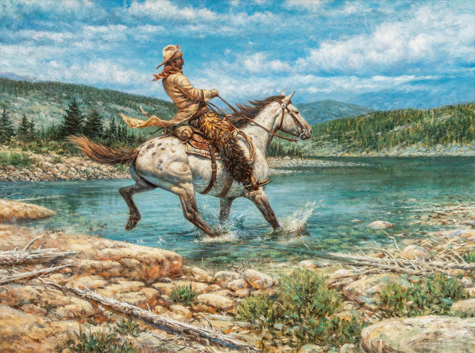 Mark Martensen, Splashing Horse (1 of 6)