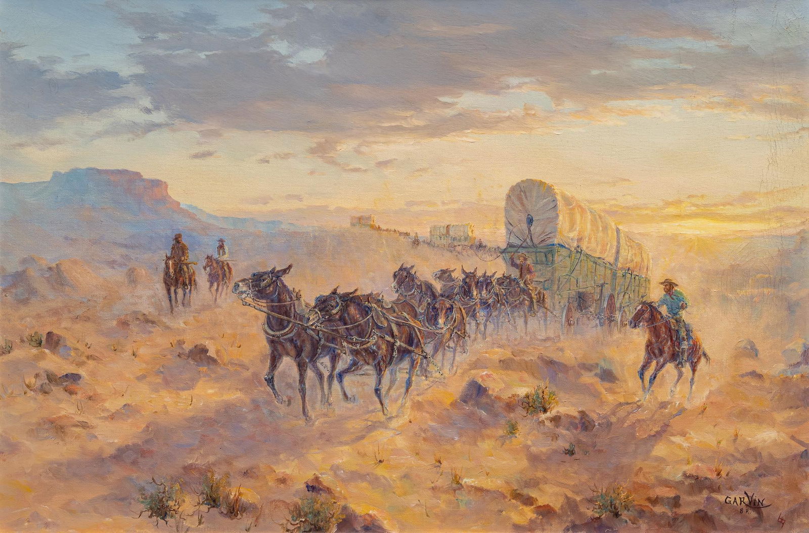 Barbara Garvin, "Freighters to Santa Fe" (1 of 6)