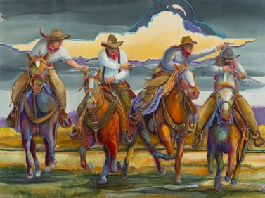 Nancy Dunlop Cawdrey, "Thorny Rose and the Wild Bunch"