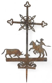Cowboy Weathervane