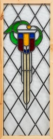 Tall Stained Glass Panel