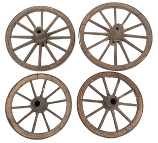 (4) Rustic Wagon Wheels